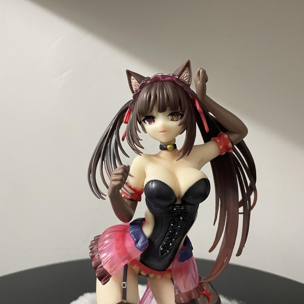 17cm Date A Live Light Novel Tokisaki Kurumi Cat Girl PVC Action Figure Anime Figure Model Toys Collection Doll Gift