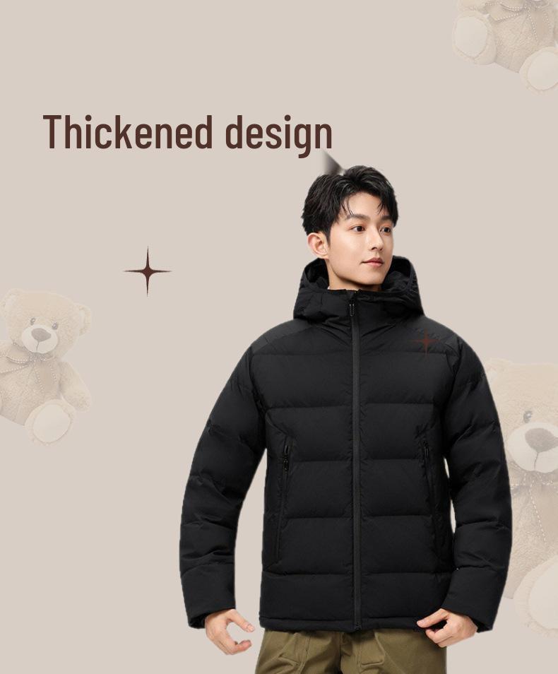 Custom Logo 50% White Duck Down Outdoor Sports Jacket Men/Women - Autumn/Winter Warm Plus Velvet