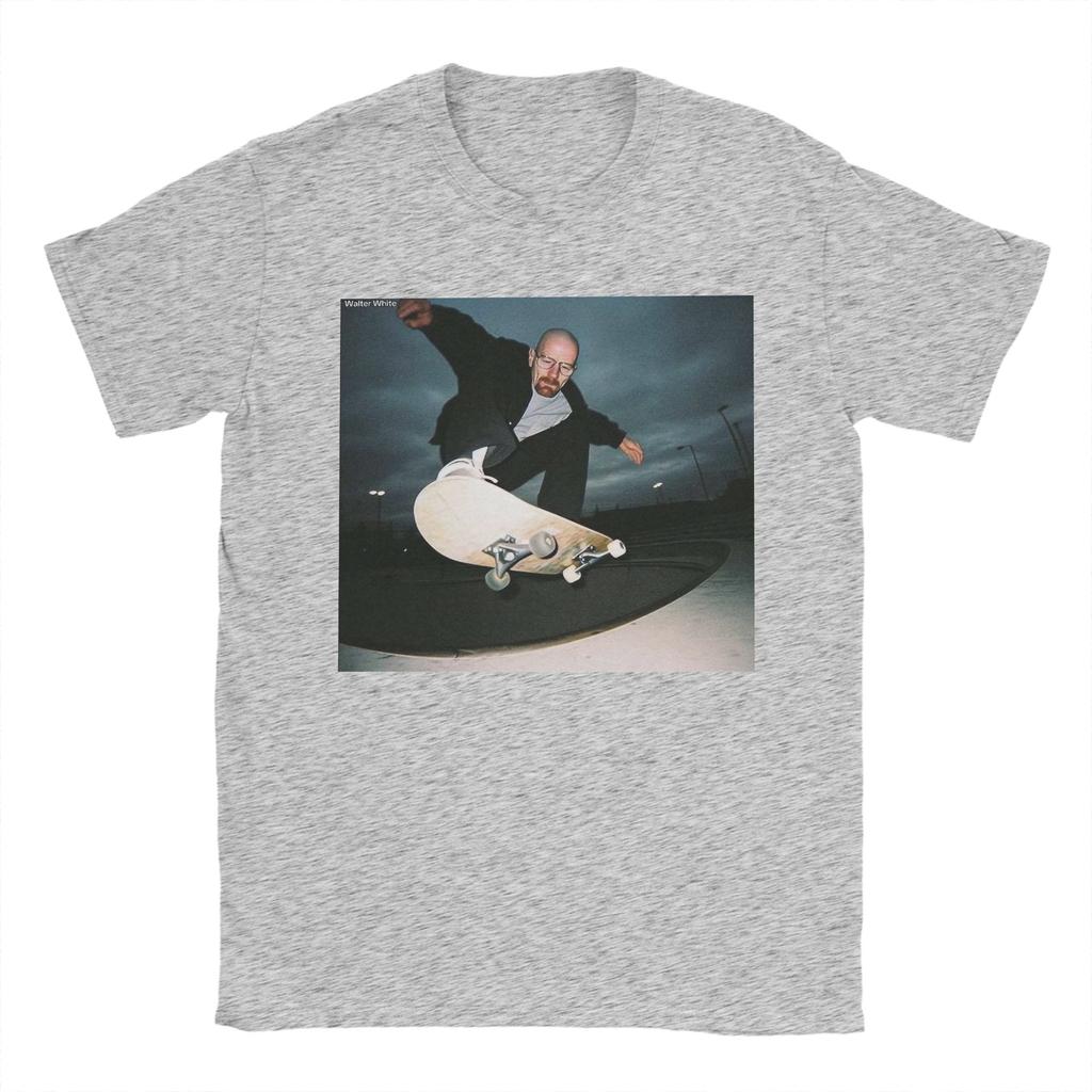 Breaking Bad Heisenberg Pánská trička Walter White Skate Zábava 100% bavlna Tričko Kulatý výstřih Krátký rukáv Trička Topy
