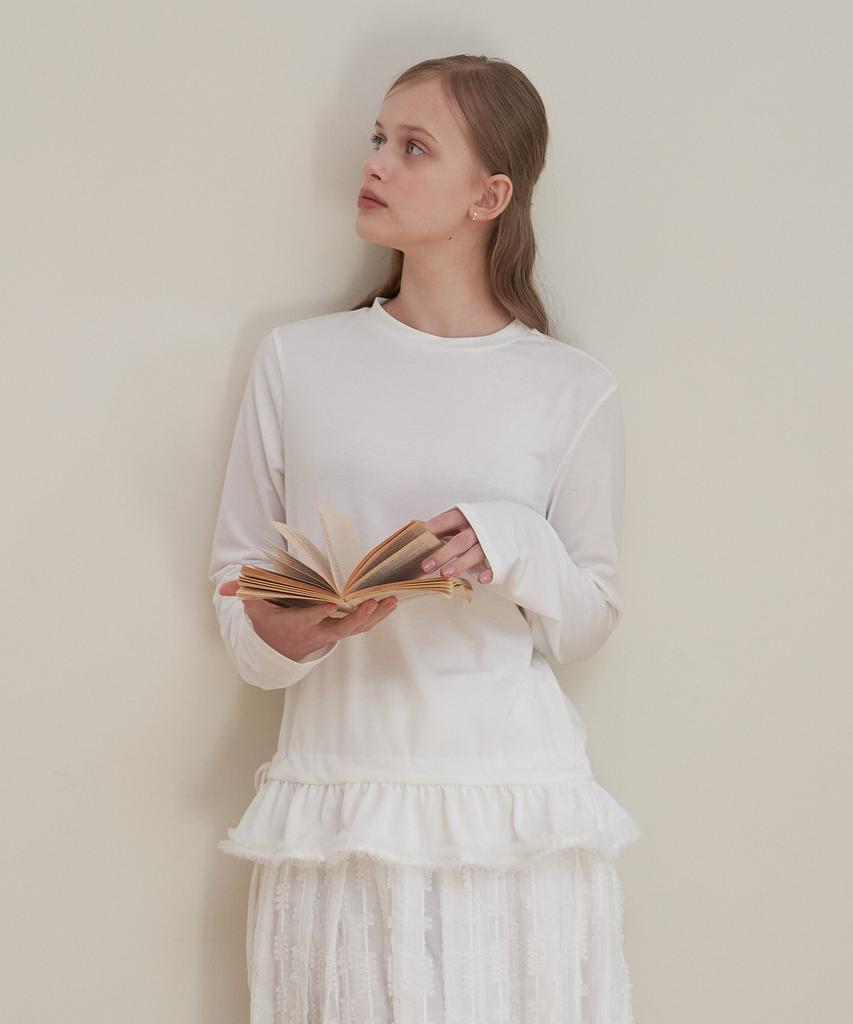 Peullobeu Lound Frill T-Shirts_Wt