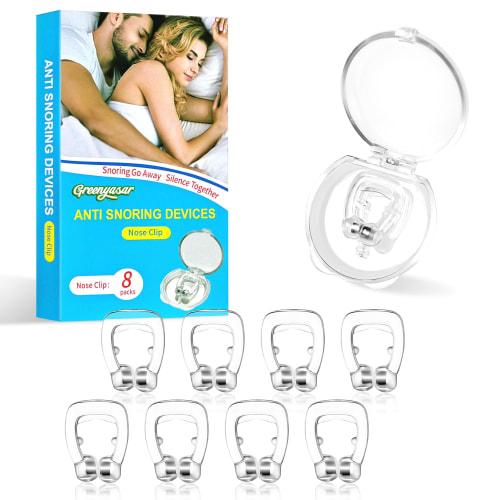 [2024 New Edition] Set of 8 Mouth Breathing Prevention Devices, Nasal Breathing Clips, Snoring Relief, Nasal Breathing, Reduces Snoring Sound, Nasal C
