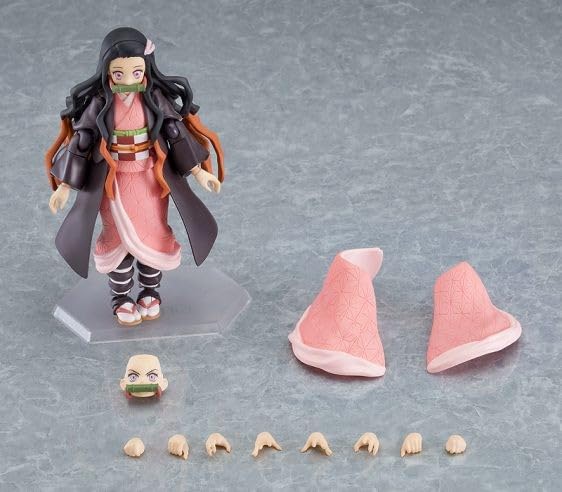 Max Factory Figma Demon Kimetsu No Yaiba Nezuko Kamado Painted Movable Figure Slayer Non-scale ABS&PVC