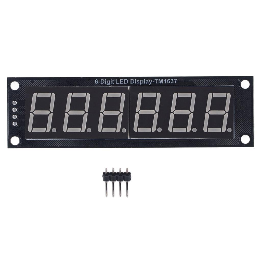 0,56 Zoll 6-stellige 7-Segment-Anzeigemodul TM1637 Treiber LED Digitalröhrenmodul 5V 2Pin IO