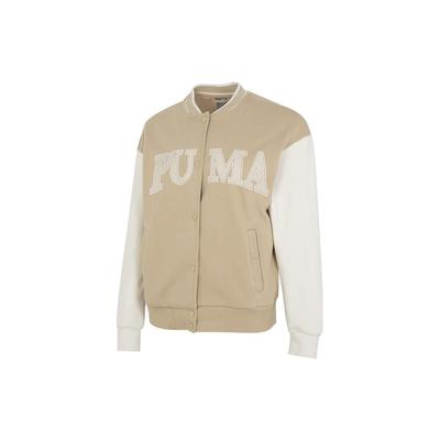 Letter Print Casual Single-Breasted Long Sleeve Jacket Women Jackets Khaki 682179-83