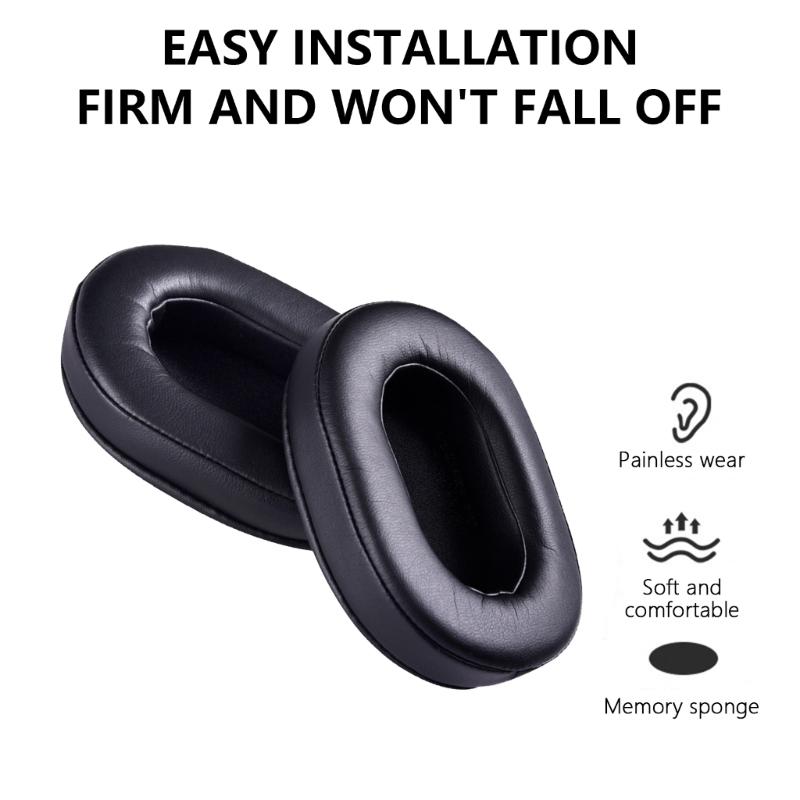 1 Pair Replacement Ear Pad Cups Earpad Memory Foam Cushions Cover For ATH-MSR7 MDR-7506 ATH-M50S MDR-CD900ST ATH-SX1
