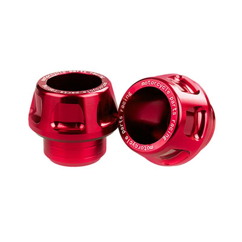 2 Pieces Universal Motorcycle Front Fork Frame Sliders Sturdy Accessory CNC Aluminium Easy To tall Crash Protector