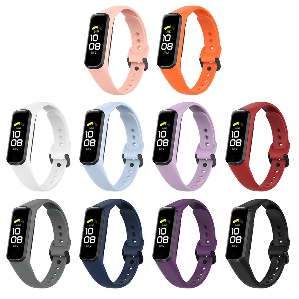 Quick Release Smartwatch Strap Washable Silicone TPU Wristband Bracelet for -R220/for Galaxy Fit2 SM R220