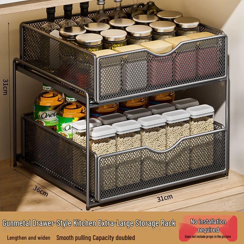 Ausziehbares Unterschrank-Aufbewahrungsregal