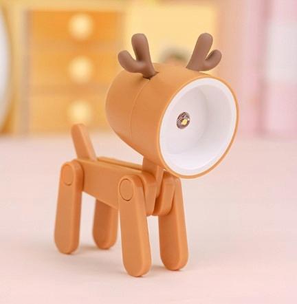 Mini deer night light toy for girls, boys and children