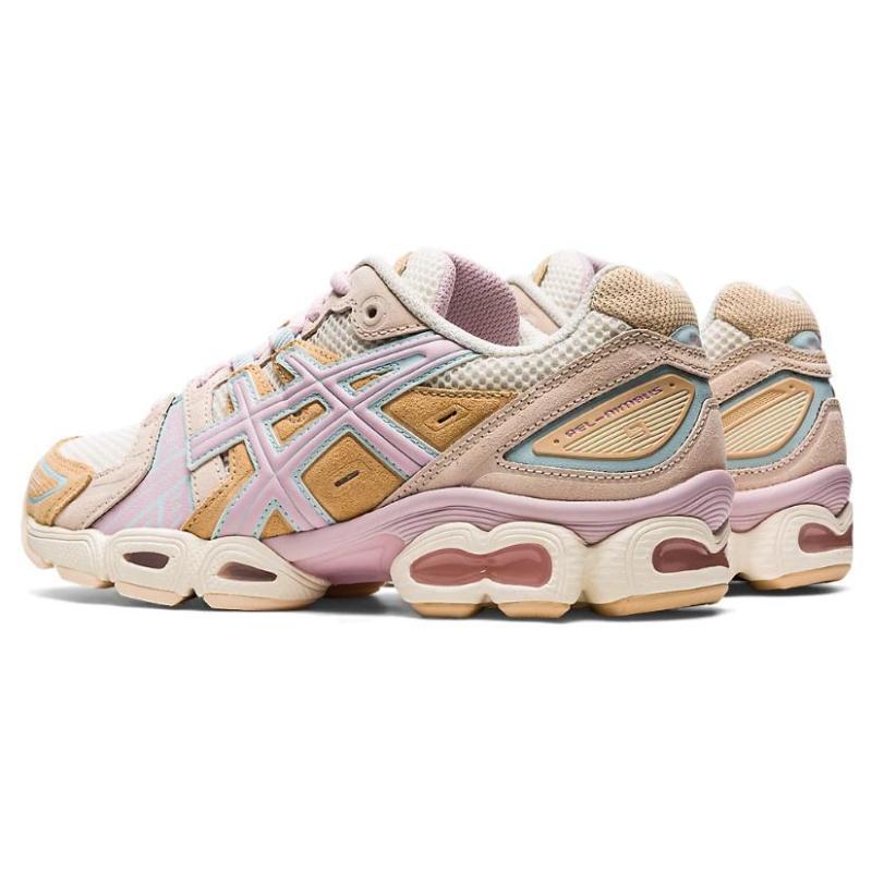 Asics Gel Nimbus 9 Cream Barely Rose Damen-Sneakers 1202A346-100
