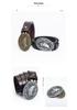 Men's Retro Cowhide Belt with Smooth Buckle - Korean Style, Trendy and Simple Wide Waistband.