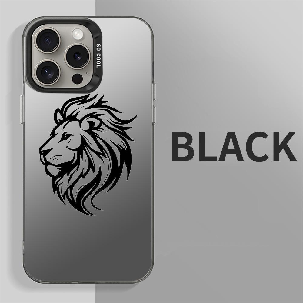 Çeşitli modeller (8-15) için Aslan başı iPhone kılıfı.