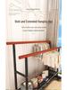 Double Pole Movable Clothes Drying Rack for Bedroom, Balcony, or Outdoor Use