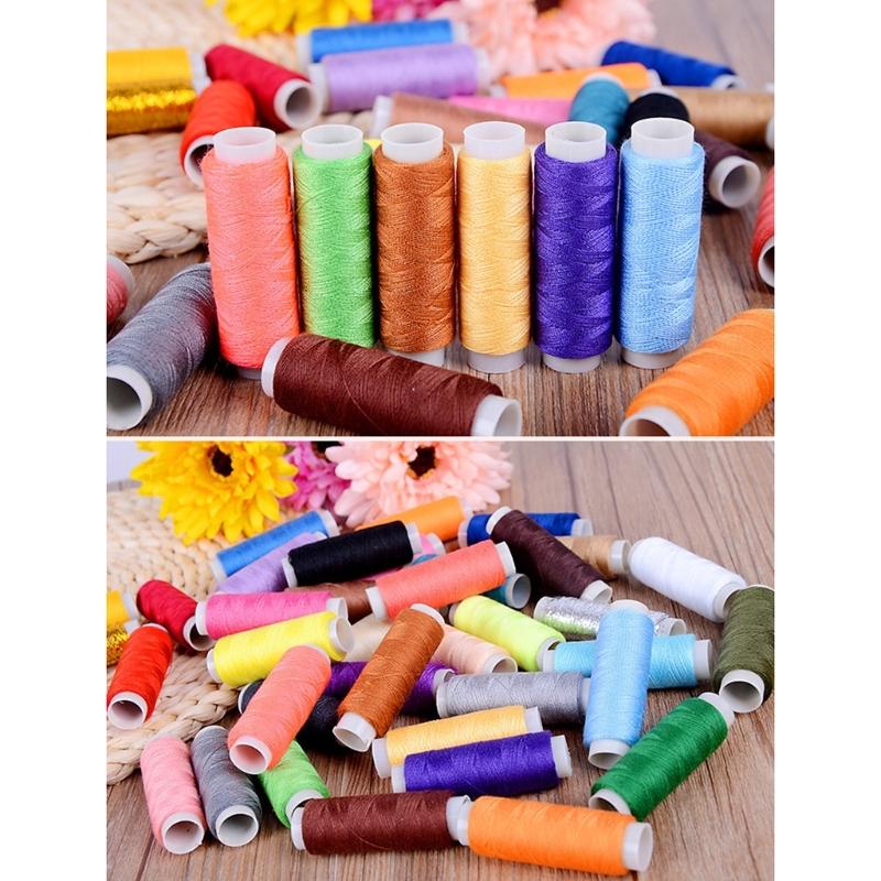 100 Colors Practical Quilting Thread Sewing Machine Thread Colorful Sewing Threads Polyester Thread