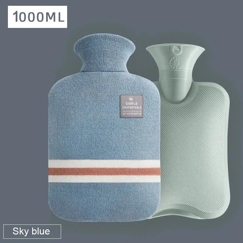 1000/2000Ml Hot Water Bottles Bag Water-filling Hot-water Bag for Female Warm Belly Hands and Feet Keep Hand Warmer Hot WaterBag