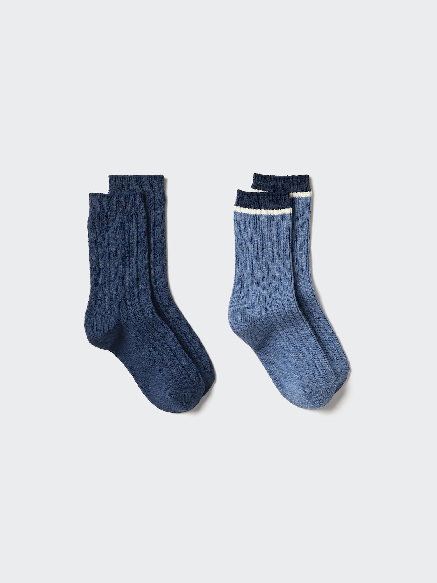 

Uniqlo Kids Heattech Socks 2p Melange 69 NAVY/KIDS 22cm