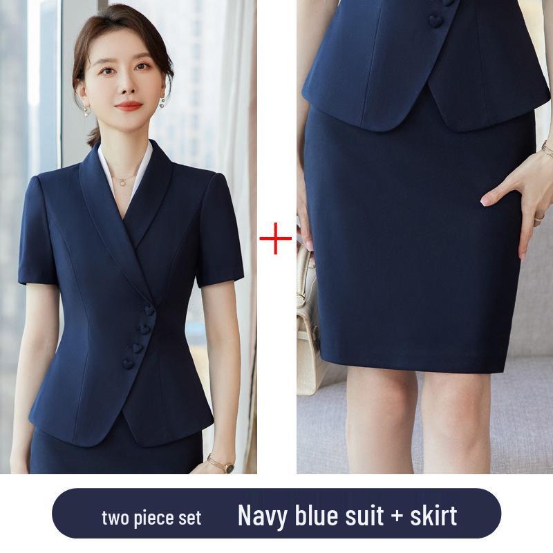 Women's Summer Salon & Office Professional Suit Set