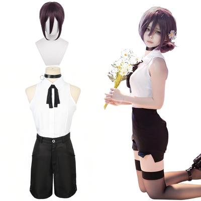 Reze Cosplay Costume with Wig Anime Cosplay Outfit Bomb Devil Uniform Adult Size Halloween School Festival Costume Reze Cosplay [Kamihei Ryohin] - - -