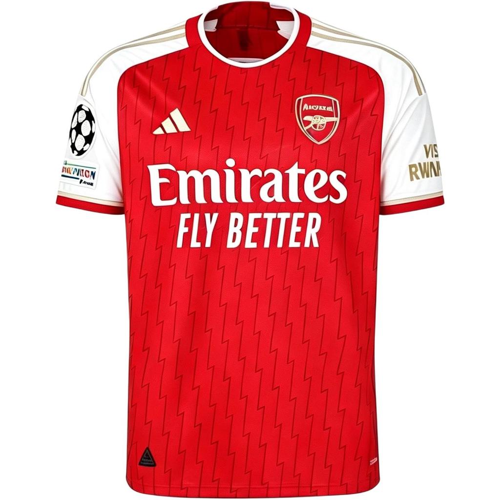 Adidas Arsenal 23/24 HOME AUTHENTIC Soccer Jersey Player Edition Men's Red HR6931