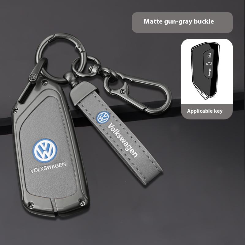 For Volkswagen VW GTD Magotan Golf 8 MK8 ID.3 ID.4 ID.6 Accessorie Car TPU Zinc Alloy Key Case Bag Car Key Chain Metal Key Shell