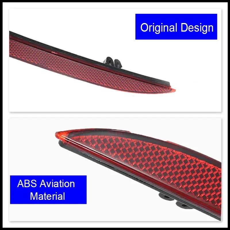 For Ford Mustang MK6 FR3Z-15A449-A FR3Z-15A448-A 2015~2023 Rear Bumper Reflectors Car Brake Stop Turn Warning Signal Lamp Strips