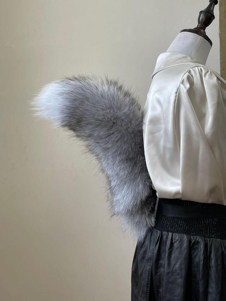 Fox Cat Teasing Cosplay Fur Tail - DIY Styling & Waist Decoration Props