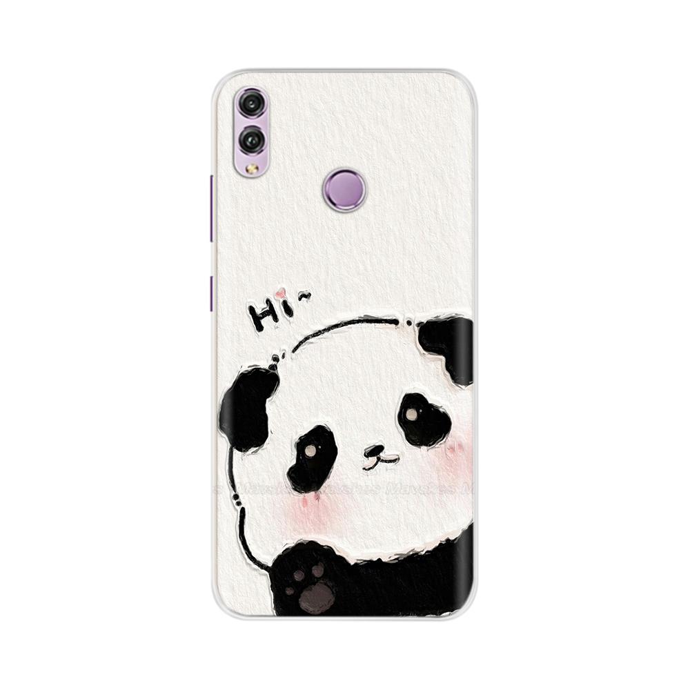 Für Honor 8X Hülle Mode Klare Bunte Weiche Handy-Rückabdeckung Für Huawei Honor 8X Silikon Funda Stoßfänger Schalen für Honor 8X