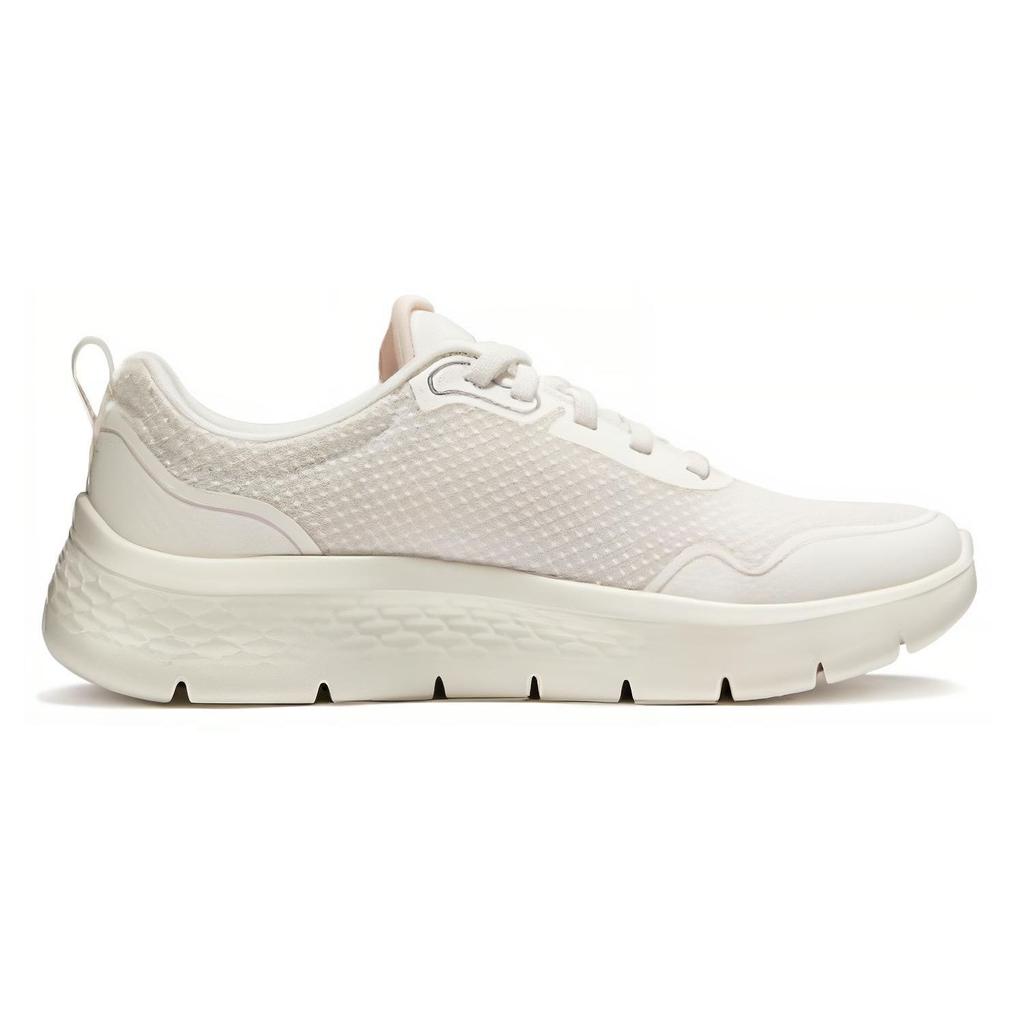 Skechers Go Walk Flex Lightweight Comfortable Versatile Sports Fabric Cushioning Low-Top Running Shoes Women Sneaker Off-White 124977-OFWT