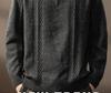 Men's High-End Half-Zip Stand Collar Sweater - Thickened Knit Jacket for Autumn/Winter