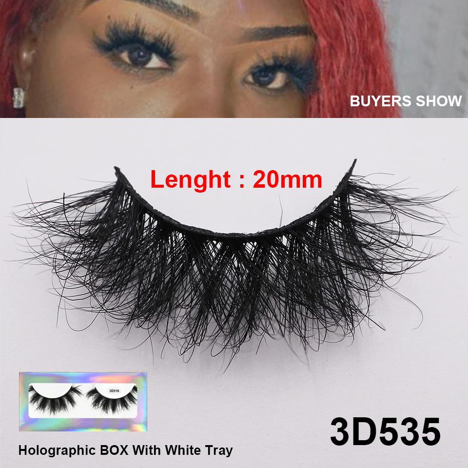 RED SIREN Strip Lashes Mink Fluffy Natural False Eyelashes 16mm 18mm Cruelty Free Reusable Wispy Mink Eyelashes Luxury Makeup