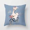Cartoon Alpaca Decorative Pillowcase Living Room Office Home Pillowcase Car Ornaments