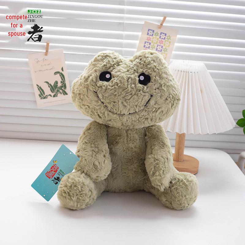 

Cross-Border Smiling Frog Plush Toy: Cute Sleep Companion & Birthday Gift for Kids 30cm