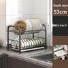 QinChen Double-Layer Kitchen Dish Drying Rack