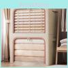 Collapsible Cloth Storage Box With Steel Frame For Bedroom Closet Organization