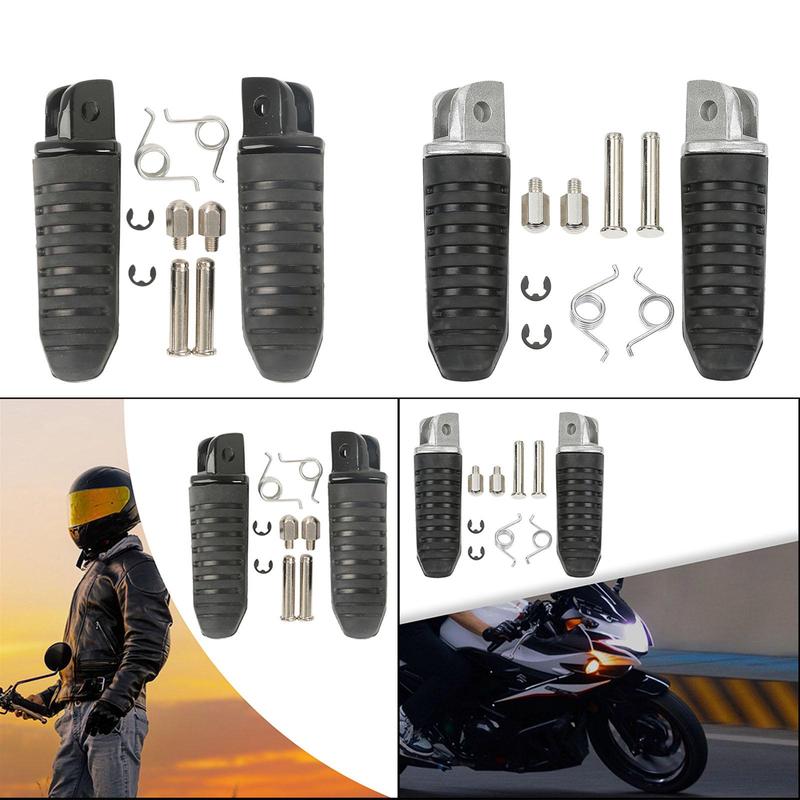 2x Motorcycle Front Footrests Front Foot Pegs for Suzuki GSX1400 B-king