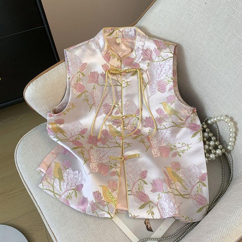 

Женский весенний улучшенный женский высококлассный темпераментный топ L [Recommended 100-56kg]