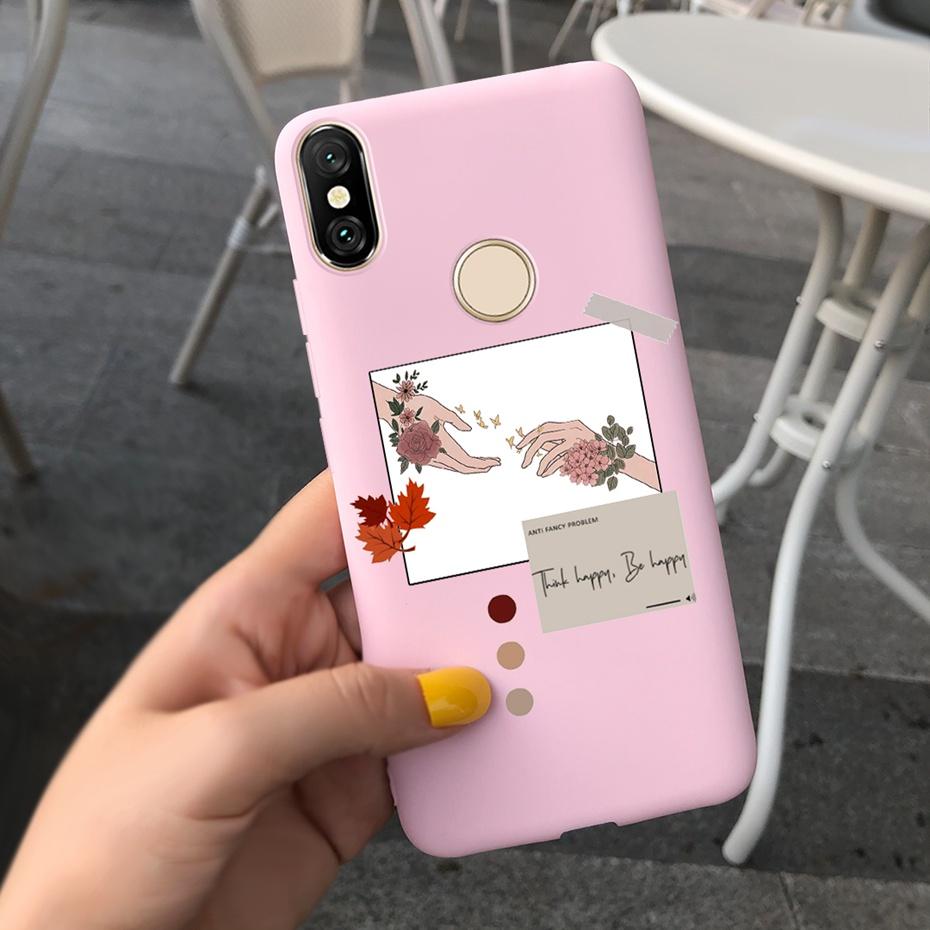 Phone Case For Xiaomi Redmi S2 (Redmi Y2) Lovely Pattern Macaroon Silicone Soft Cover Cases For RedmiS2 S 2 Y2 Fundas