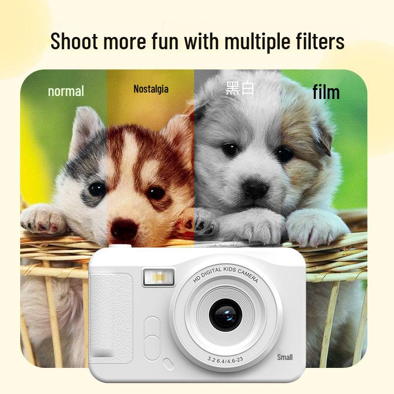 Student-Friendly 2.4-inch HD Dual Lens Digital Camera
