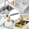 Splash Guard for Bathtub Bathroom Counter Water Splash Guard Suction Cup Barrier Bathroom Accessories for Hygiene Home House RV