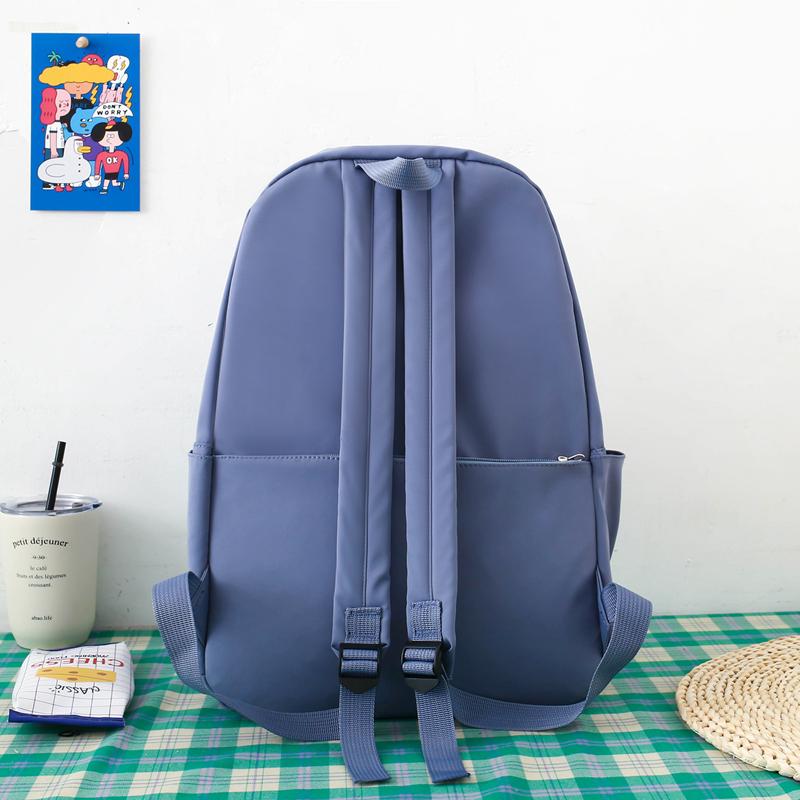 Four-Piece Backpack Set Junior High School Student Schoolbag Women Campus Backpack Large Capacity Backpack