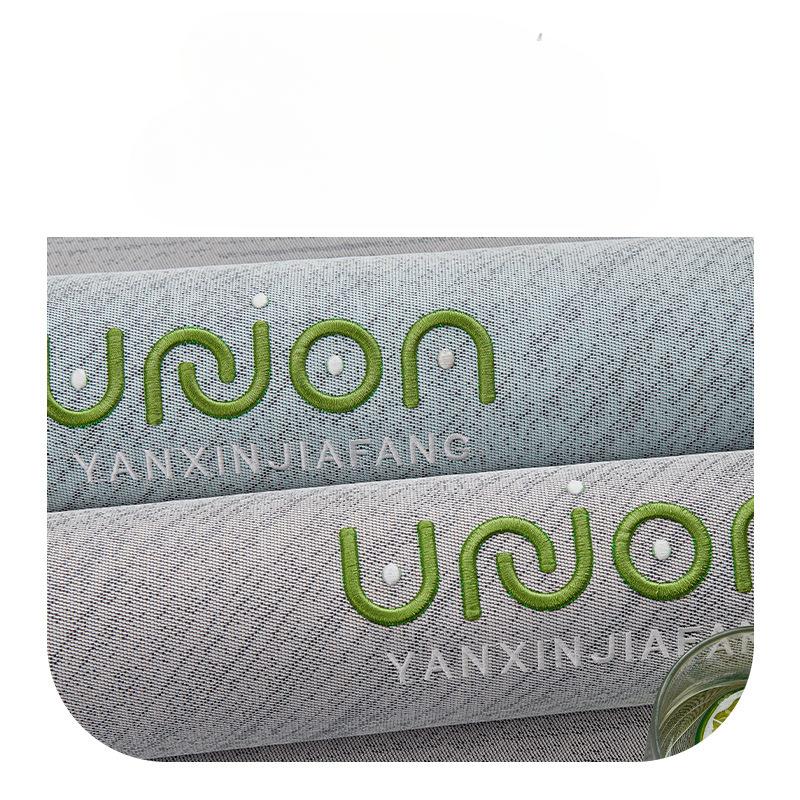 Summer Cooling Cooling Rattan Sofa Cushion Light Luxury Embroidery High-Grade Sofa Cover Cloth Cool and Breathable Non-Slip Sofa Cover