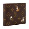 Louis Vuitton Monogram Forest Print Coated Canvas Wallet Men Wallets Brown M27057