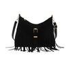 Bag - Women's Elegant and Niche Underarm Bag, Trendy Commuter Bag, Fringed Single-shoulder Crossbody Bag