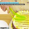 TORTIX 2in1 Tortenheber Kuchenheber Kuchenschneider Tortenschneider Tortenmesser