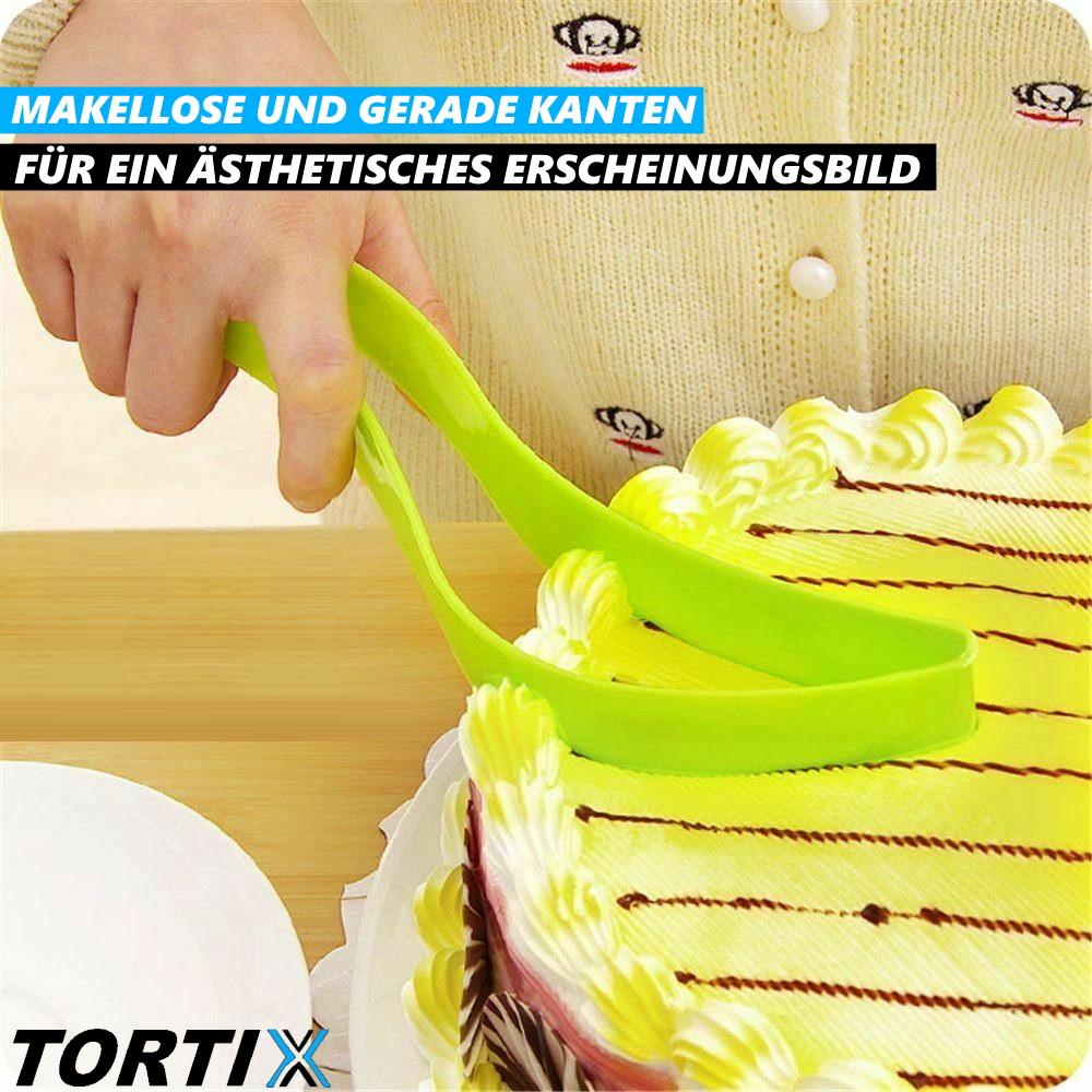 TORTIX 2in1 Tortenheber Kuchenheber Kuchenschneider Tortenschneider Tortenmesser