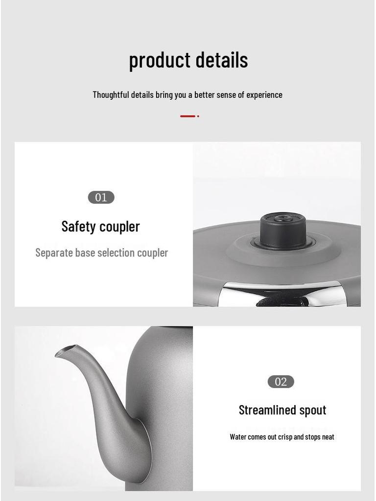 To Yi Large Capacity Pure Titanium Electric Kettle for Tea, Auto Shut-Off