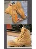 Men's High-Top Safety Boots, Yellow, Side Zipper, Anti-Smash & Anti-Puncture, PU/TPU Sole