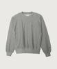 Women'S Reverse Weave Loose Fit Crew Neck Sweatshirt Oxford Grey