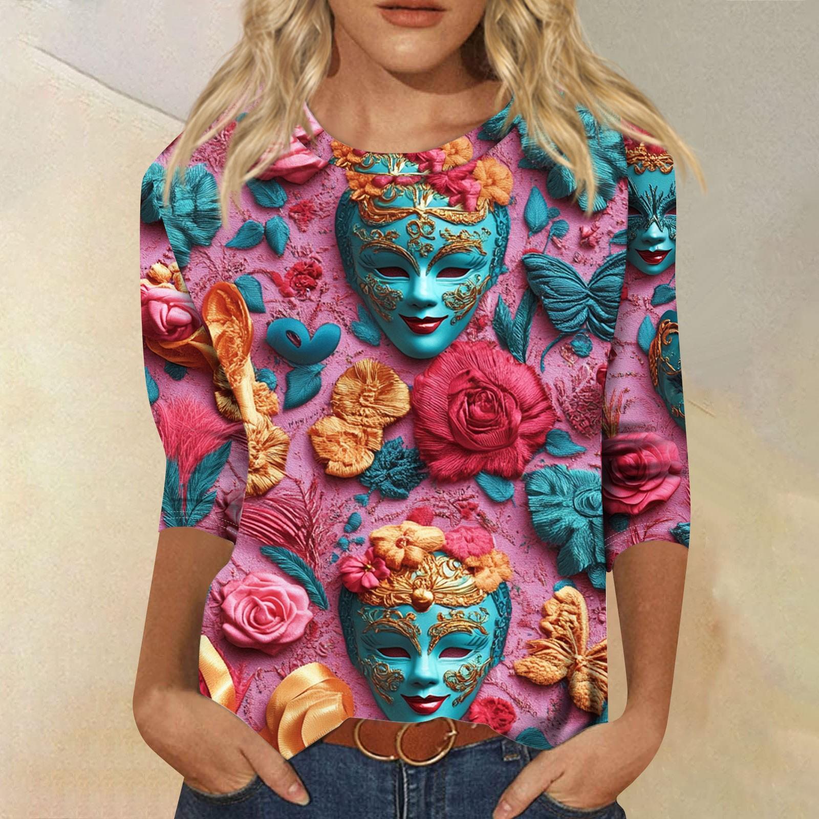 

Женская мода повседневная рубашка с разрезом на рукавах и круглым вырезом в винтажном стиле L