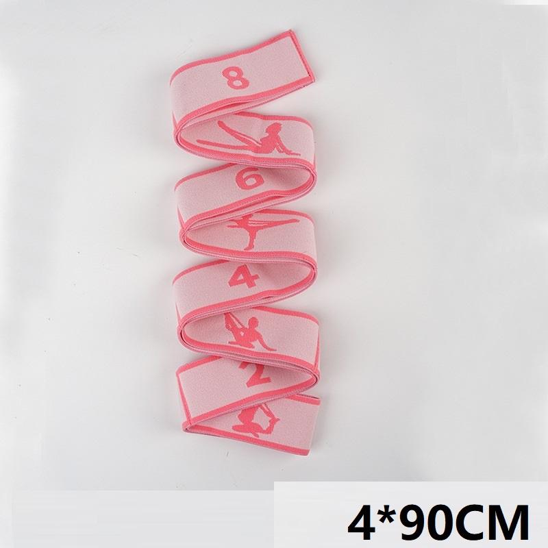 Beginner Elastic Resistance Band for Yoga Pilates Stretching Multi Functional Fitness Exercise Belt Yjs03